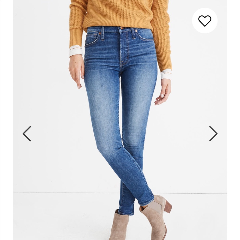 Madewell 9” Mid-Rise Skinny Jeans
